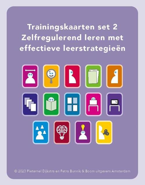 Trainingskaarten set 2 Zelfregulerend leren met effectieve leerstrategieën -  Petra Bunnik, Pieternel Dijkstra (ISBN: 9789024455836)