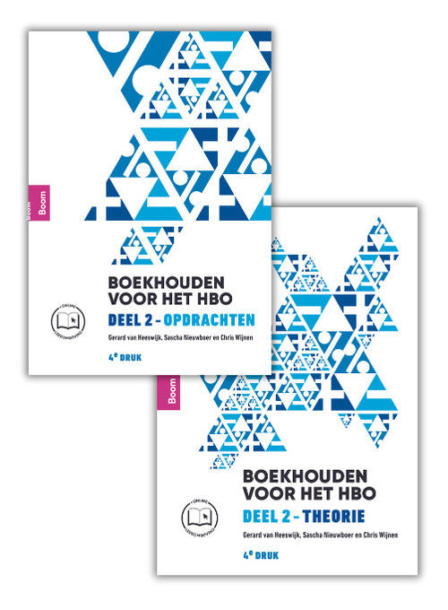 Boekhouden voor het hbo deel 2 (pakket) (4e editie) -  Chris Wijnen (ISBN: 9789024458585)