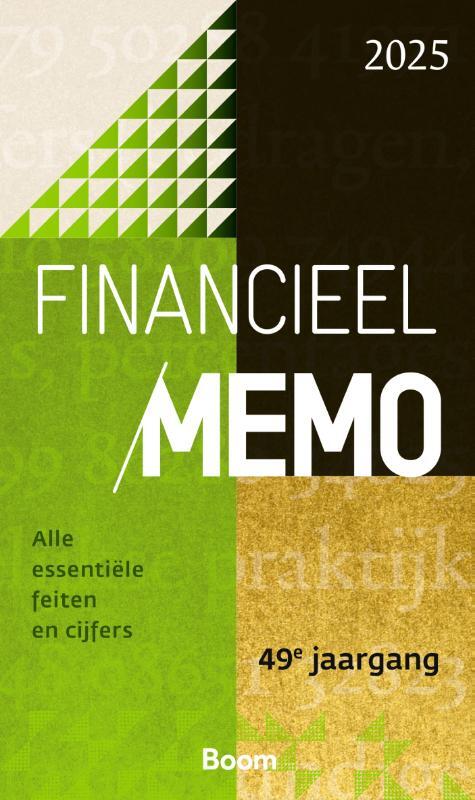 Financieel memo 2025 -  Tim de Bondt (ISBN: 9789024470815)