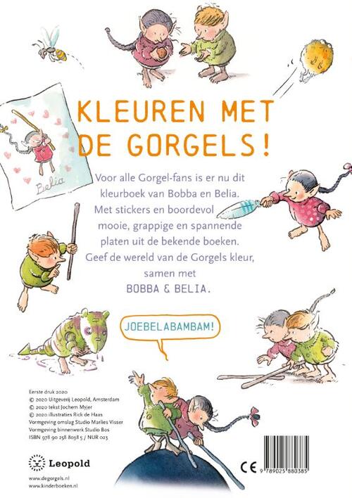 De Gorgels Kleurboek Van Bobba Belia Jochem Myjer Boek