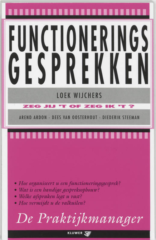 Functioneringsgesprekken -   (ISBN: 9789026717239)