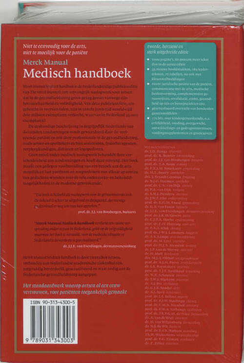 Merck Manual Medisch Handboek Bohn Stafleu Van Loghum Boek 9789031343003 Bruna