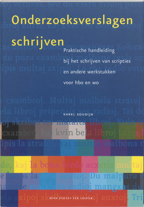 Onderzoeksverslagen schrijven -  Karel Soudijn (ISBN: 9789031343362)