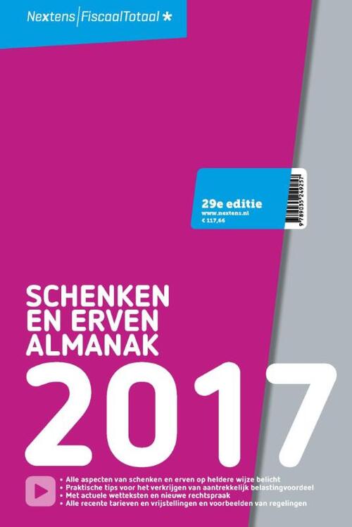 Nextens schenken en erven almanak -  F.M.H. Hoens (ISBN: 9789035249257)