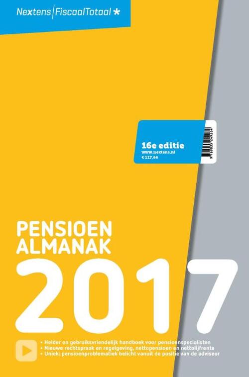 Nextens Pensioen Almanak -   (ISBN: 9789035249264)