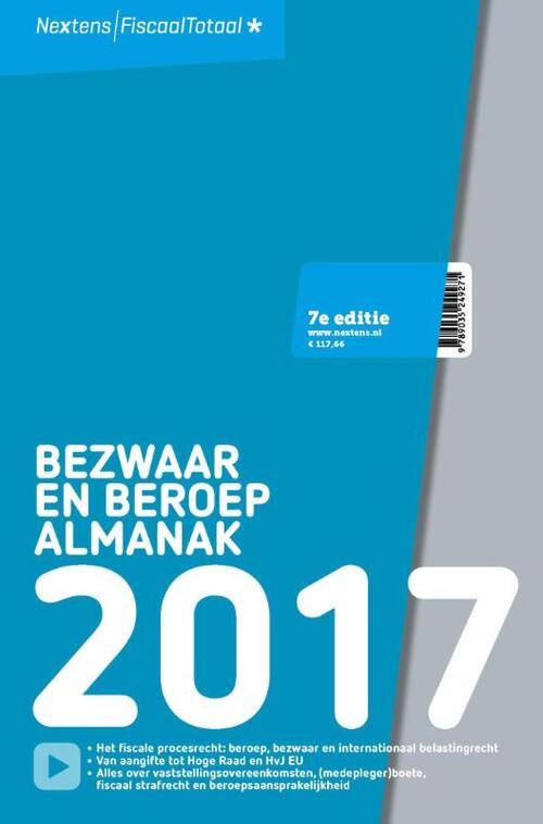 Nextens Bezwaar & Beroep Almanak -  E. Poelmann, H.F. Palm, K. Kunze, R.J. Koopman (ISBN: 9789035249271)