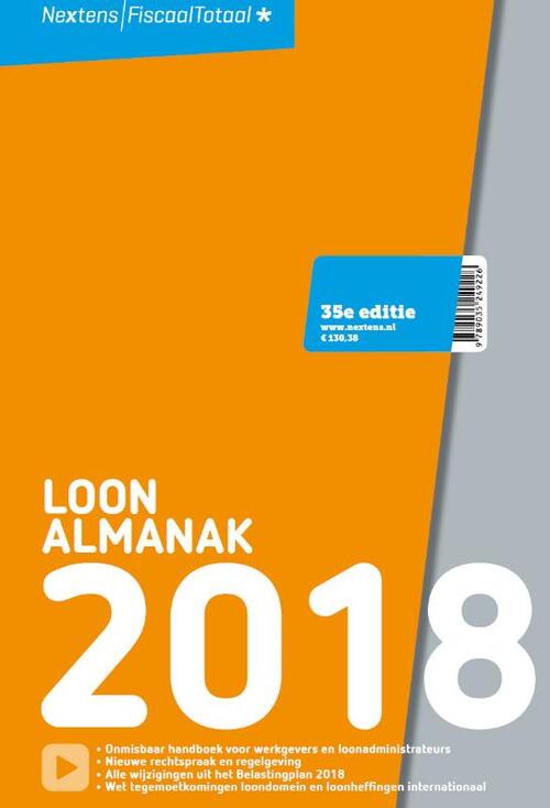 Nextens Loon Almanak 2018 -  L.J. Lubbers (ISBN: 9789035249790)