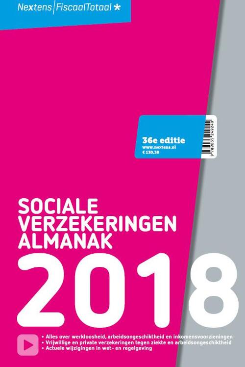 Nextens Sociale Verzekeringen Almanak 2018 -  J.B. Tappèl (ISBN: 9789035249806)