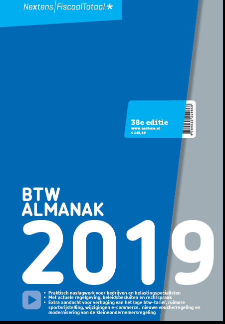 Nextens BTW Almanak 2019 -  Jacques van Blijswijk (ISBN: 9789035249868)