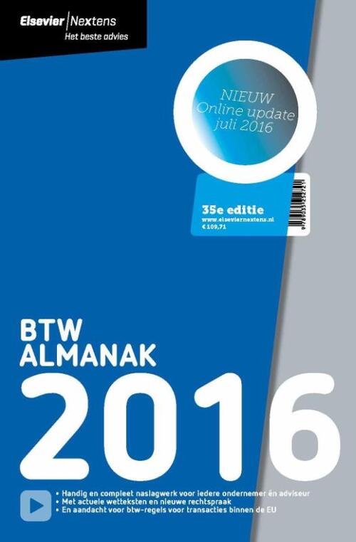 Elsevier BTW Almanak -   (ISBN: 9789035252721)