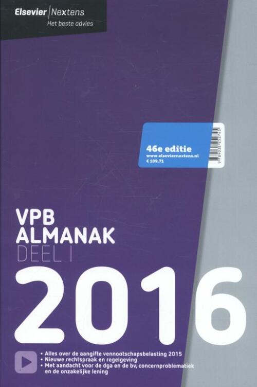 Elsevier VPB almanak -  A.C. de Groot (ISBN: 9789035252745)