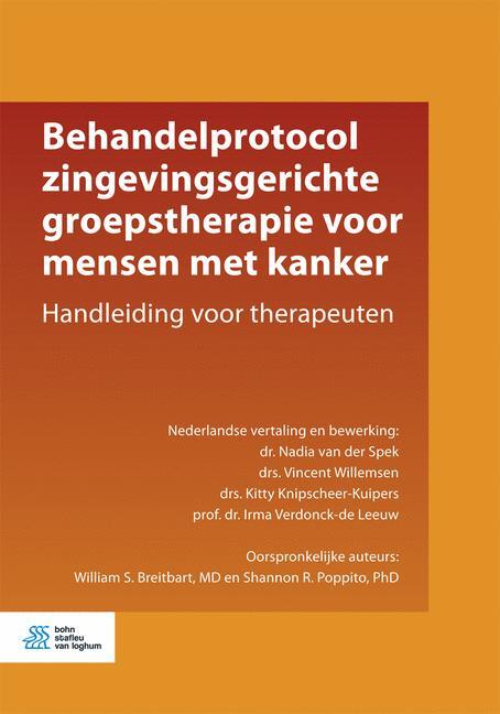 Behandelprotocol zingevingsgerichte groepstherapie voor mensen met kanker -  Irma Verdonck-de Leeuw (ISBN: 9789036818223)