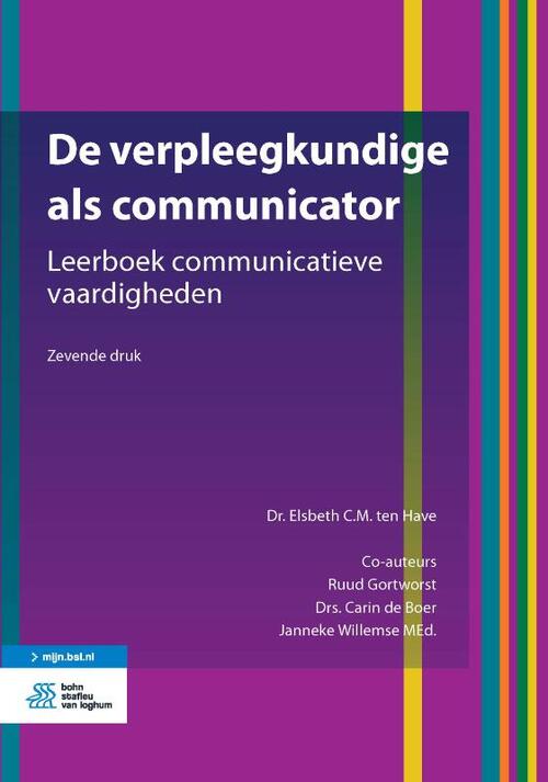 De verpleegkundige als communicator -  Carin de Boer (ISBN: 9789036825290)