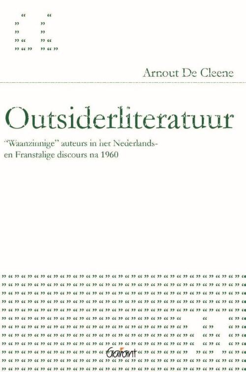 Outsiderliteratuur -  Arnout de Cleene (ISBN: 9789044137057)