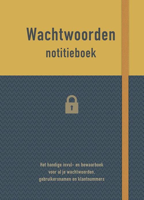 Editie regel Zoek machine optimalisatie Notitieboek - Wachtwoorden (geel), Centrale Uitgeverij Deltas |  9789044757248 | Boek - bruna.nl