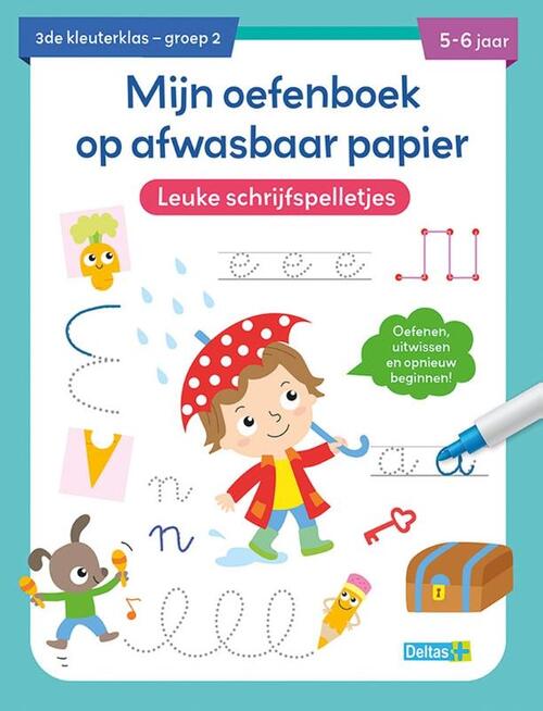 Mijn Oefenboek Op Afwasbaar Papier Centrale Uitgeverij Deltas Boek