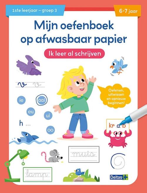 Mijn Oefenboek Op Afwasbaar Papier Centrale Uitgeverij Deltas Boek