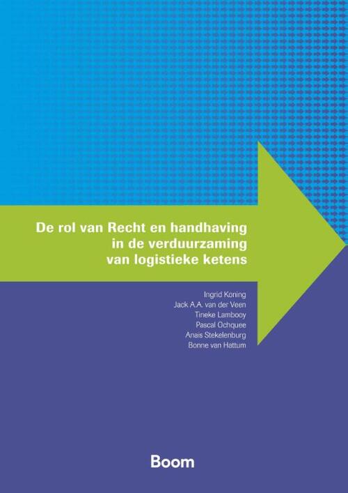 De rol van Recht en handhaving in de verduurzaming van logistieke ketens -  Anais Stekelenburg (ISBN: 9789047301929)