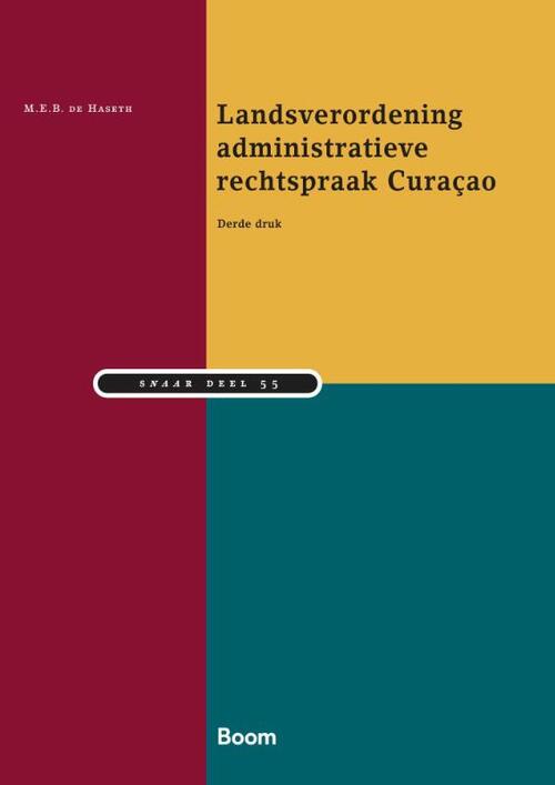 Landsverordening administratieve rechtspraak Curaçao -  M.E.B. de Haseth (ISBN: 9789047301974)