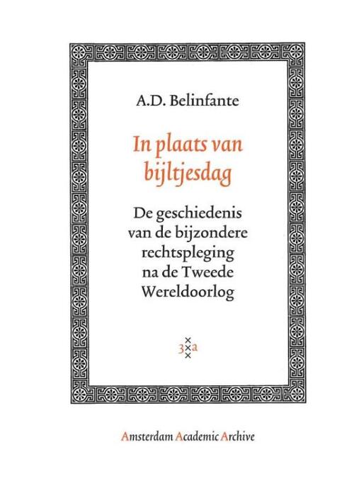 In plaats van bijltjesdag -  A.D. Belinfante (ISBN: 9789048520220)