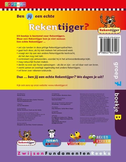 Rekentijger, Uitgeverij Zwijsen | Boek | 9789048738793 | Bruna