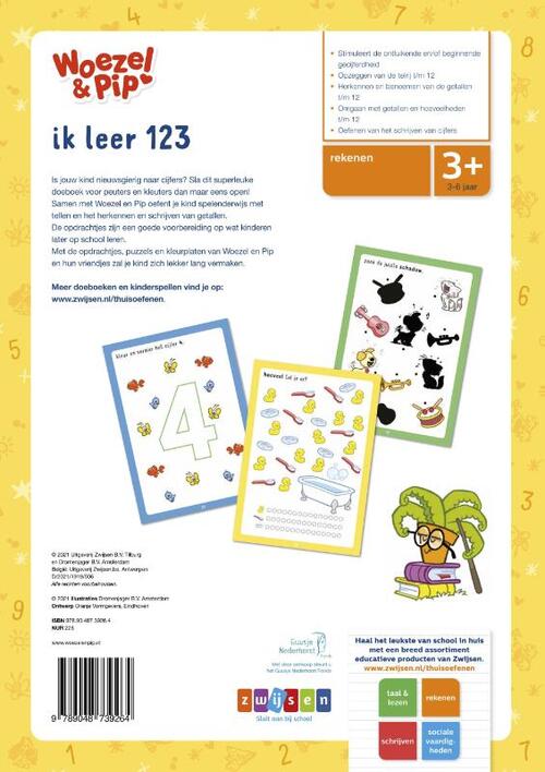 Bedrog Voorouder Overredend Woezel & Pip ik leer 123, Uitgeverij Zwijsen | 9789048739264 | Boek -  bruna.nl