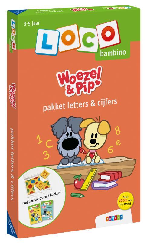 Loco bambino Woezel & Pip pakket letters & cijfers -   (ISBN: 9789048741557)