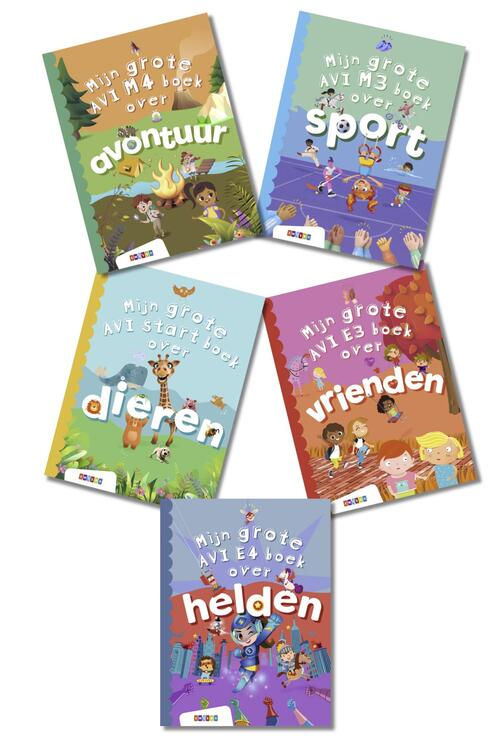 Pakket Mijn grote AVI boeken (5 titels) -   (ISBN: 9789048754489)