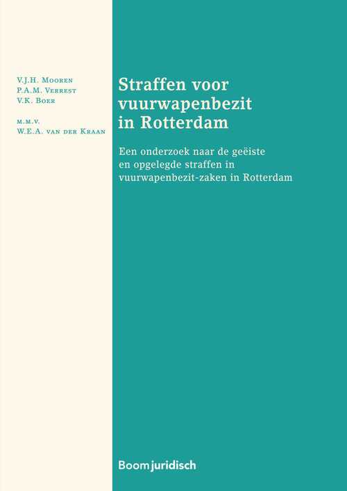 Straffen voor vuurwapenbezit in Rotterdam -  P.A.M. Verrest, V.J.H. Mooren, V.K. Boer (ISBN: 9789051899641)