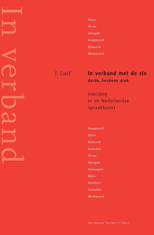 In verband met de zin -  J. Luif (ISBN: 9789053563243)