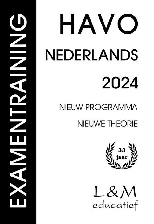 Examentraining Havo Nederlands 2024 Boek 9789054894490 Bruna