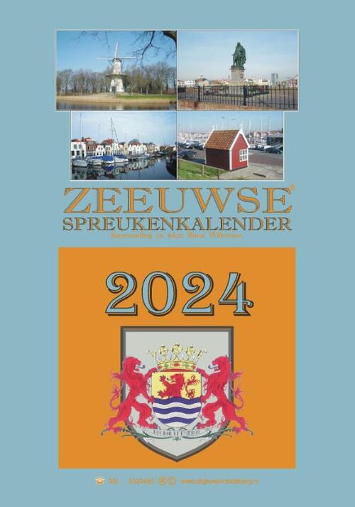 Zeeuwse Spreukenkalender 2024 Rinus Willemsen Boek 9789055125340