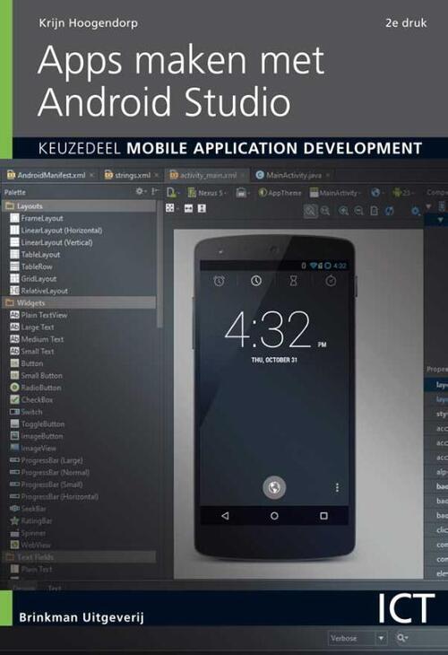 Apps maken met Android Studio -  Krijn Hoogendorp (ISBN: 9789057524110)