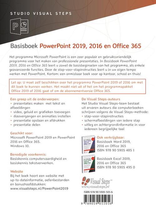 Basisboek Powerpoint 19 En Office 365 Studio Visual Steps Boek Bruna Nl