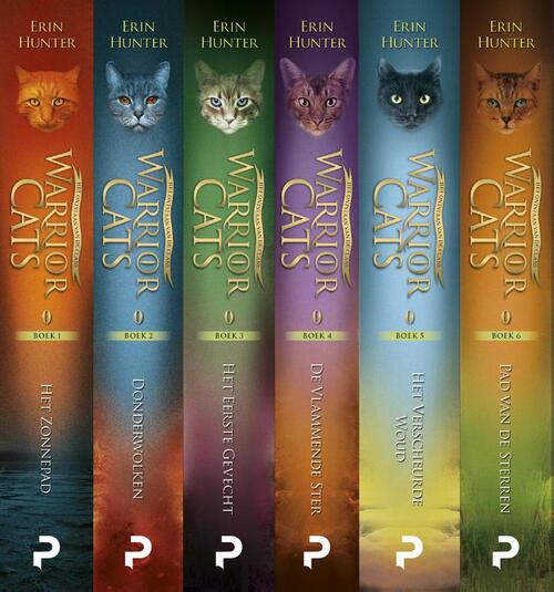 Warrior Cats serie 0 Cadeaubox: 6 delen in paperback -  Erin Hunter (ISBN: 9789059249776)