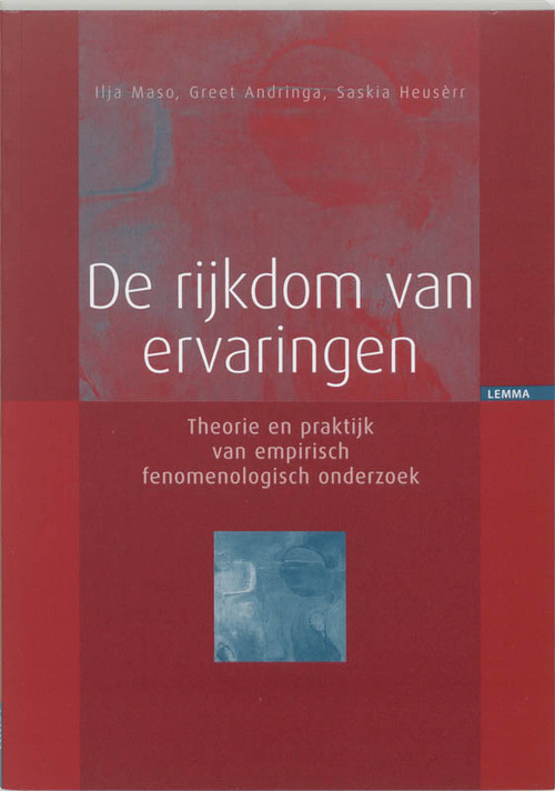 De rijkdom van ervaringen -  G. Andringa, I. Maso, S. Heuserr (ISBN: 9789059313279)