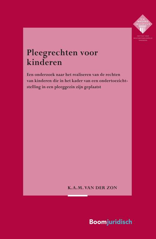 Pleegrechten voor kinderen -  K.A.M. van der Zon (ISBN: 9789059316393)