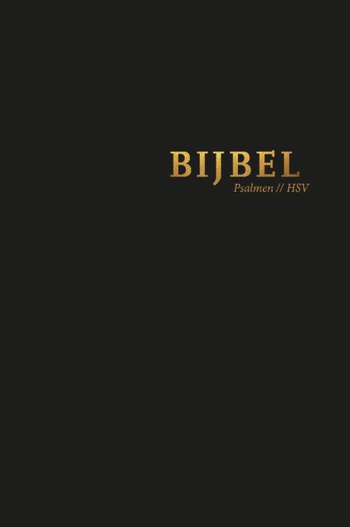 Bijbel (HSV) met psalmen - hardcover zwart -   (ISBN: 9789065394798)