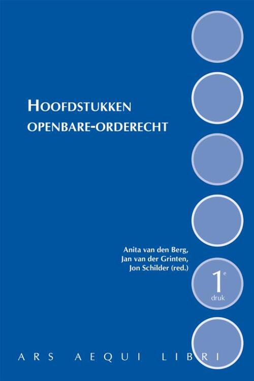 Hoofdstukken openbare-orderecht -  Anita van den Berg (ISBN: 9789069166339)