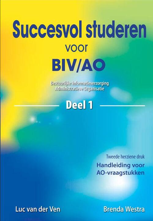 Succesvol Studeren Voor BIV AO L Van Der Ven Boek Bruna