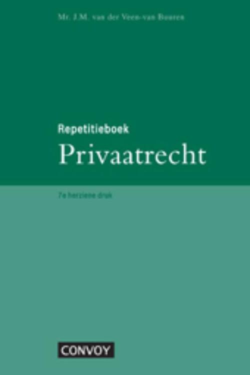 Repetitieboek Privaatrecht -  J.M. van der Veen-van Buuren, Van der Veen (ISBN: 9789079564248)