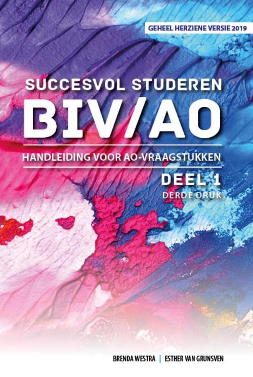 Succesvol Studeren voor BIV/AO -  Brenda Westra, Esther van Grunsven (ISBN: 9789083014609)