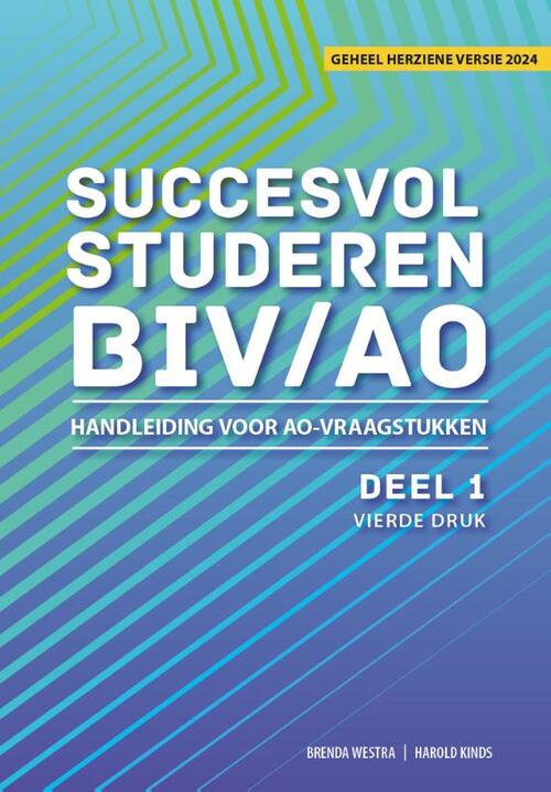 Succesvol studeren voor BIV/AO -  Brenda Westra, Harold Kinds (ISBN: 9789083014630)