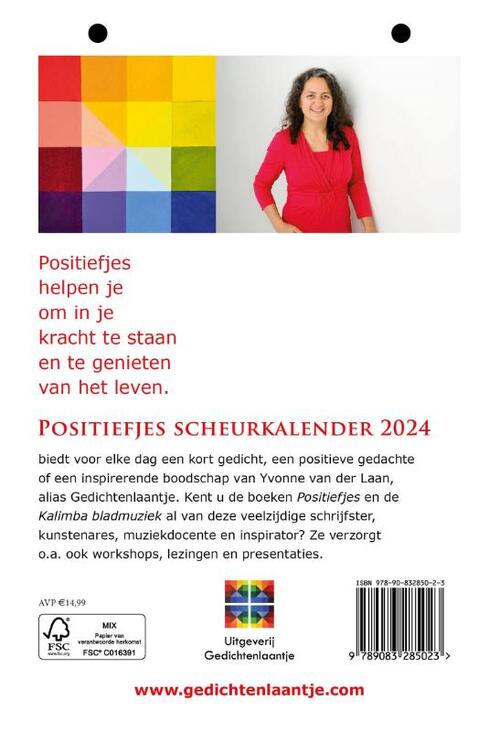 Positiefjes Scheurkalender 2024, Yvonne Van Der Laan | Boek ...