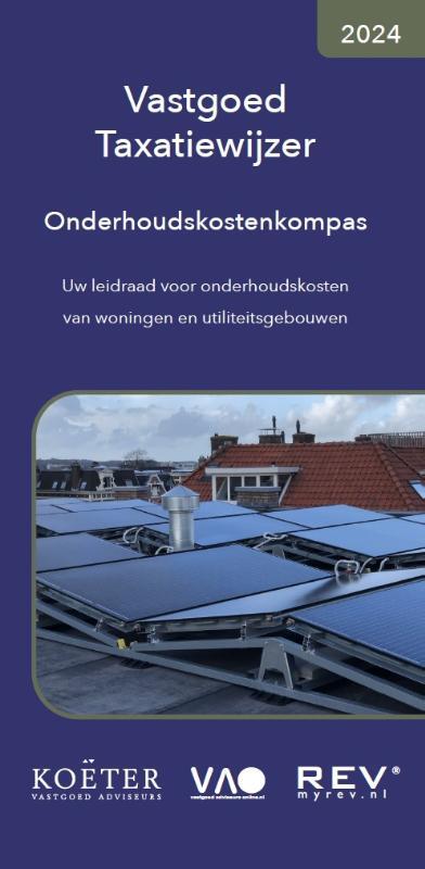 Vastgoed taxatiewijzer onderhoudskostenkompas -  Koeter Vastgoed Adviseurs (ISBN: 9789083316321)