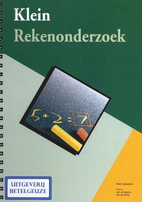 Klein rekenonderzoek -  H. Janssens (ISBN: 9789087080808)