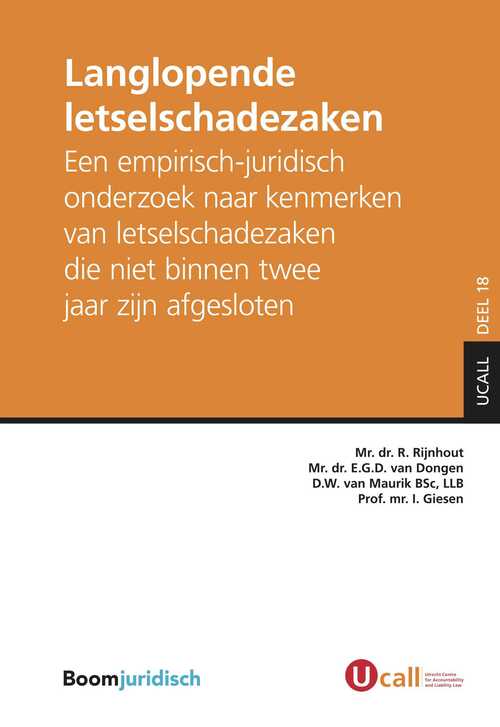 Langlopende letselschadezaken -  D.W. van Maurik (ISBN: 9789089740939)