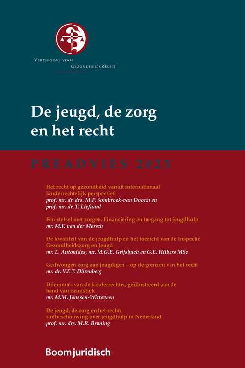 De jeugd, de zorg en het recht -  Gabriëlle Hilbers (ISBN: 9789400112568)