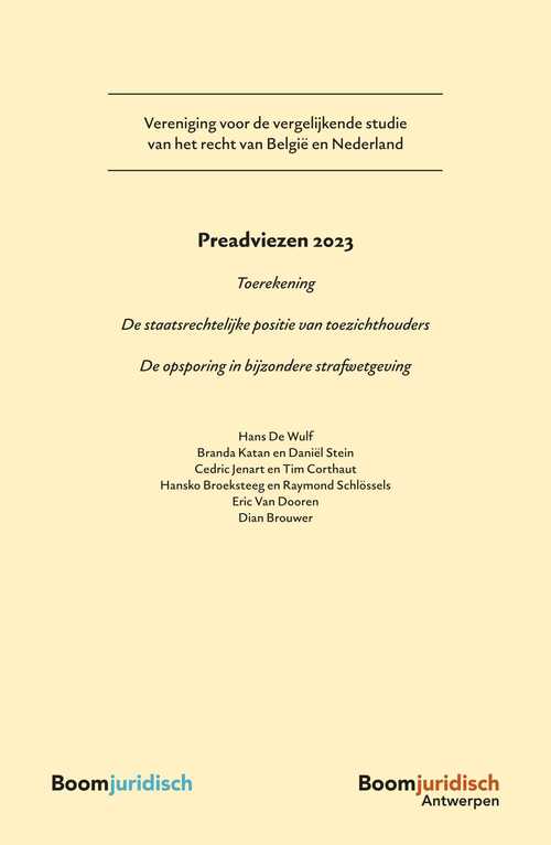 Preadviezen 2023 -  Branda Katan (ISBN: 9789400113442)