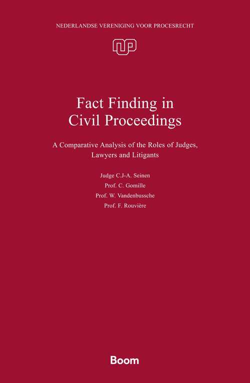 Fact Finding in Civil Proceedings -  Christian Gomille (ISBN: 9789400114227)